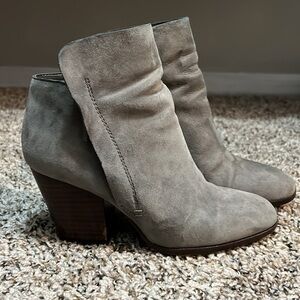 ⭐️ 1. STATE Grey Double Side Zip Ankle Bootie ⭐️